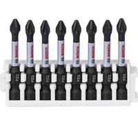 BOSCH 2608522331 - Embouts de tournevis Impact PZ2x8 : 50mm : Insert 8 pièces.