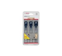 Bosch Professional Coffret de 3x Mèches plates SelfCut Speed (Bois, 1/4 inch Hex Shank, Ø 20/22/25 mm, Accessoire Perceuse à percussion)