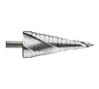 Bosch Accessories 2608587427 HSS Foret étagé 6 - 38.5 mm, 6 - 40.5 mm, M10 - M40 Longueur totale 125.5 mm tige à 3 surfaces