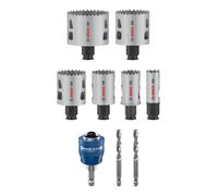 Bosch 2608594436 PRO Jeu De 9 Scies-cloches Multi Material PC Plus - 22, 29, 35, 44, 51, 64 Mm