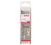 Bosch 2608596602 Foret à métaux laminé HSS-R DIN 338 Ø 8,1 mm 10 pièces