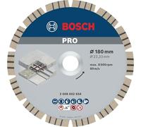 Bosch Lame de scie diamant Bosch Meilleure pour béton 180 x 22,23 x 2,4 x 12 mm Quantité:1