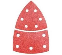 Feuille abrasive pour ponceuse Multi avec bande auto-agrippante, perforé Bosch Accessories 2608607410 Grain 180 (L x l) 102 mm