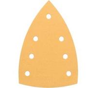 Bosch Professional Pack de 10 Disques abrasif C470 (pour Bois dur, Peinture sur bois, 100 x 150 mm, Grain 80, Accessoires Ponceuse Multi)