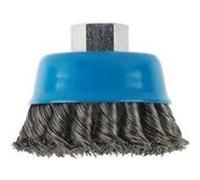 Bosch 1x Brosse boisseau PRO Steel Longlife, fils torsadés pour grande meuleuse angulaire et filetage M14 (pour Acier, Ø 100 mm, Professional Accessoire Grande meuleuse angulaire)