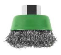 Bosch 2608622061 Brosse Boisseau, Inoxydable 65 Mm, 0,3 Mm, M14, À Fils Ondulés En Inox Convient Pour Travaux De Nettoyage Facil G