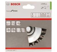 Bosch Accessories 2608622109 Brosse conique en inox 115 mm 0,35 mm M14