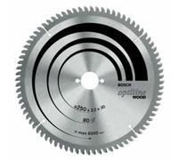 Bosch 2608641769 Lame de scie circulaire Optiline Wood 305 x 30 x 3,2 mm, 80, 1 pièce