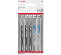 Bosch Accessories 2608667855 SET de lames de scie sauteuse Basic for Wood and Metal, 5 pièces, tige universelle 5 pc(s)