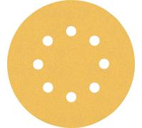 Bosch 2608900807 - EXPERT Abrasif C470 Best for Wood and Paint, diamètre 125 mm, grain 120, 8 trous, 5x