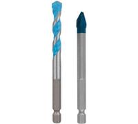 BOSCH 2608902367 BOSCH EXPERT HEX-9 Hard Ceramic + HEX-9 Multi Construction Bohrer-Set, 2 St.