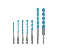 BOSCH 2608902370 BOSCH EXPERT HEX-9 Multi Construction Jeu de forets à usages multiples, 7 pièces