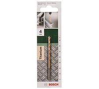 Bosch 2609255088 Foret à métaux rectifié HSS-TiN DIN 338 Longueur 34 mm Diamètre 1 mm