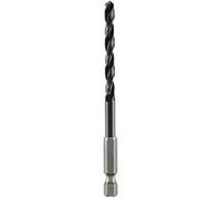 Bosch Accessories 2609255142 HSS Foret pour le métal 5 mm laminé au rouleau 1/4\ (6,3 mm)