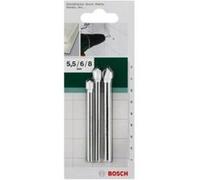 Bosch 2609255590 Lot De 3 Mèches à Maçonnerie 5,5 X 70 Mm/6 X 80 Mm/8 X 80 Mm G