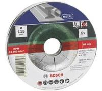 Bosch Disques à tronçonner métal moyeu déporté 115 mm ø22,23 mm ép.2,5 mm 5 pcs 2609256332