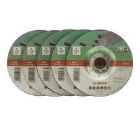 Bosch 2609256335 Assortiment de disques à tronçonner à moyeu déporté pour Matériaux Diamètre 125 mm Diamètre d'alésage 22,23 Epai…