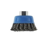 Brosse boisseau pour meuleuse droite et angulaire - fils ondulés laitonnés, 75 mm Bosch 2609256503