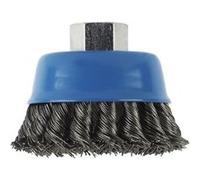 Brosse boisseau pour meuleuse droite et angulaire - fils ondulés laitonnés, 75 mm Bosch 2609256503
