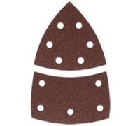 Feuille abrasive pour ponceuse Multi avec bande auto-agrippante, perforé Bosch Accessories 2609256A65 Grain 180 (L x l) 102 mm