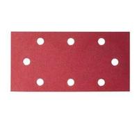 Bosch 2609256B01 Feuilles Abrasives Pour Ponceuses Vibrantes Aeg Et Black & Decker 93 X 230 Nombre De Trous 8 Grain 40 Lot De 10 G