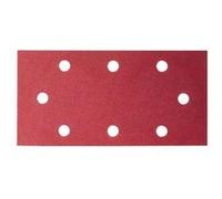 Bosch 2609256B04 Feuilles Abrasives Pour Ponceuses Vibrantes Aeg Et Black & Decker 93 X 230 Nombre De Trous 8 Grain 120 Lot De 1 G