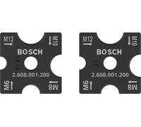 Bosch 2x Coffret de matrices de coupe PRO, M6, M8, M10, M12 | pour Acier, Acier inoxydable, 81 x 55 mm