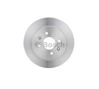 BOSCH 2X Disque De Frein Arrière 260 Voll Pour Honda Civic VII Hatchback EU