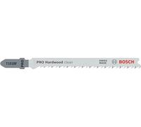BOSCH Lame de scie sauteuse PRO Hardwood clean T101BF, 100 mm, 2 pieces 2608655092