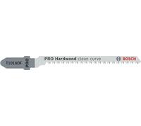 Bosch 3 x Lames de scie sauteuse T 101 AOF Clean for Hard Wood (pour Bois dur, agglomérés replaqués , coupes corbes, Professional Accessoire Scie sauteuse)