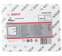 Bosch 3000x Clous en bande PRO SN34CH, tête coupée 34° (Longueur 80 mm,)