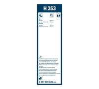 BOSCH 3397005828 Balais d'essuie-glace pour Mazda 2 Hybrid Berline 2021