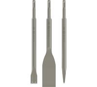Bosch 3x Coffret de burins PRO SDS plus-5C, 3 pièces | pour Béton, Brique, Professional Accessoire Marteau burineur, Brise-béton