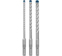 Bosch 3x Coffret de forets EXPERT SDS plus-7X | pour Pierre tendre, Pierre dure, Ø 6,00, 8,00, 10,00 mm Professional Accessoire Marteau burineur