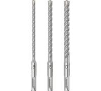 Bosch 3x Coffret de forets pour perforateur PRO SDS plus-5X (pour Béton, Briques silicocalcaires, Ø 6,0, 8,0, 10,0 mm, Professional Accessoire Marteau burineur, Brise-béton)