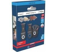 Bosch 3x Coffret EXPERT Cutting (pour Tuyaux en acier inoxydable, Bois avec métal, Longueur mm, Professional Accessoire Outil multifonction)