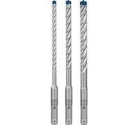 Bosch 3x Coffrets de forets pour perforateur EXPERT SDS plus-7X (pour Pierre tendre, Pierre dure, Ø 6-10 mm, Professional Accessoire Marteau burineur)