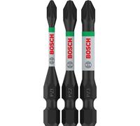 Bosch 3x Embout PRO Pozidriv Impact (125 x 50 mm, Professional Accessoire Visseuse, Visseuse)