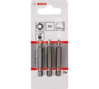 Bosch 3x embouts de vissage extra-durs, R1, 49 mm - 2608521114