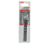 Bosch 3x perceuse à béton CYL-3 Silver Percussion 5 x 50 x 85 mm Ø 4.5 mm - 2608597705