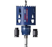 Bosch 3x Scies Trépans EXPERT MultiMat PC Plus | pour Bois avec métal, Brique, Ø 51 mm Professional Accessoire Perceuse