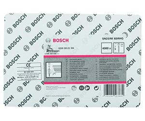 Bosch 4000x Clous en bande PRO SN21FH RG, tête pleine 21° (Longueur 65 mm,)