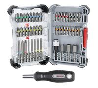 Bosch Coffret d'embouts de vissage Extra Hard 2607017732 – 44 pièces + 1 manche 1/4'' 125 mm