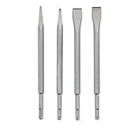 Bosch 4x Coffret de burins PRO SDS plus-4C, 4 pièces | pour Béton, Brique, Professional Accessoire Marteau burineur, Brise-béton
