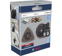Bosch 4x Coffret de lames Tiling (pour Mortier, Colle, 134 x 104 mm, Professional Accessoire Outils multifonctions)