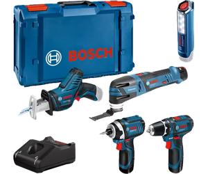 Bosch 5 Tool Kit 12V Cordless Combi Set (3x 2.0Ah) In L-Boxx