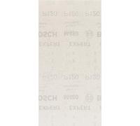 Bosch 50x Abrasif réticulé EXPERT M480 (pour Peinture sur bois, Bois dur, Ø 115x107 mm, Grain 120, Professional Accessoire Ponceuse vibrante)