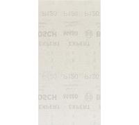 Bosch 50x Abrasif réticulé EXPERT M480 pour ponceuses vibrantes | pour Peinture sur bois, Bois dur, Ø 115x107 mm Grain 120, Professional Accessoire Ponceuse vibrante