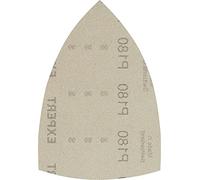 Bosch 50x Abrasifs réticulés EXPERT M480 (pour Peinture sur bois, Bois dur, Ø 100x150 mm, Grain 180, Professional Accessoire Ponceuse Multi)