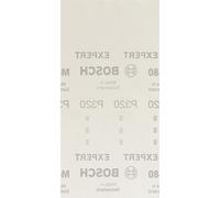 Bosch 50x Abrasifs réticulés EXPERT M480 (pour Peinture sur bois, Bois dur, Ø 115x230 mm, Grain 320, Professional Accessoire Ponceuse excentrique)